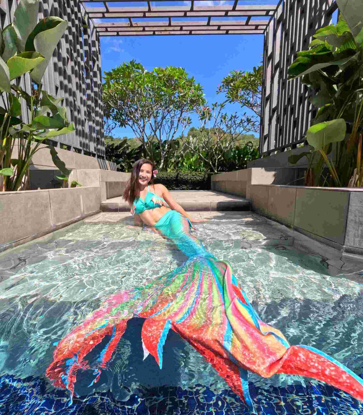 Have a professional image taken in a mermaid tail