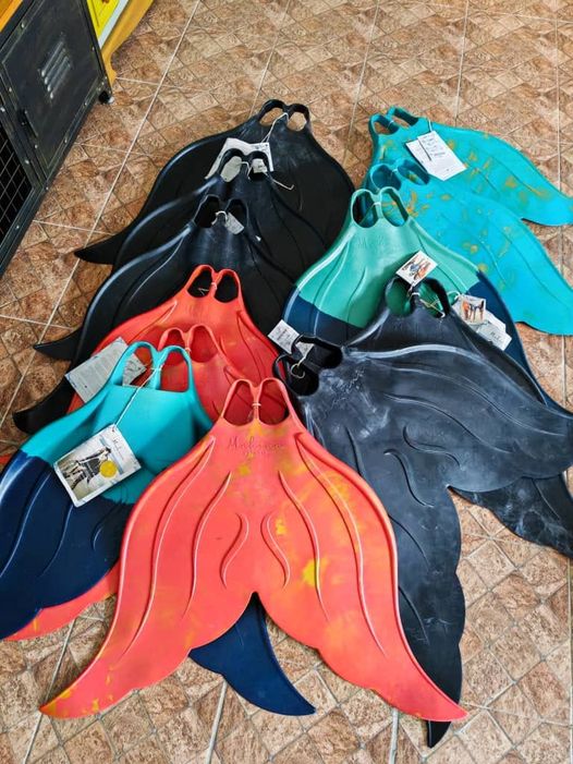 Mahina Fins for sale at the Malaysia Mermaid Club