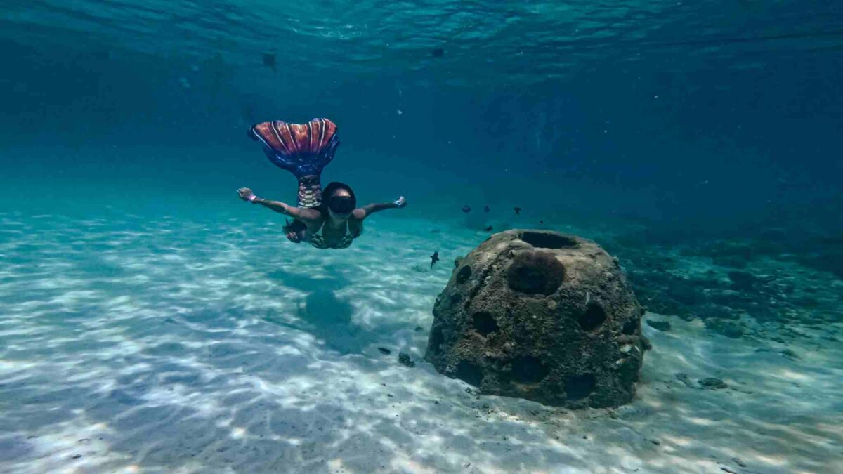 Mermaiding at Sapi Island in the Tunku Abdul Rahman Park