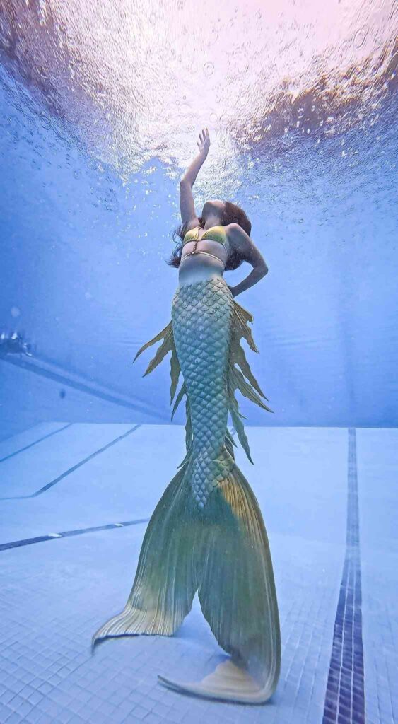 Using your mermaid tail with proper training in Kota Kinabalu